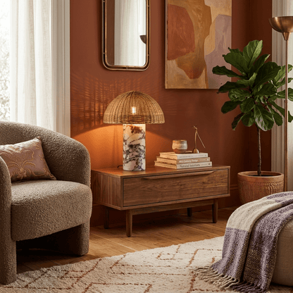 Maroqa Woven Table Lamp