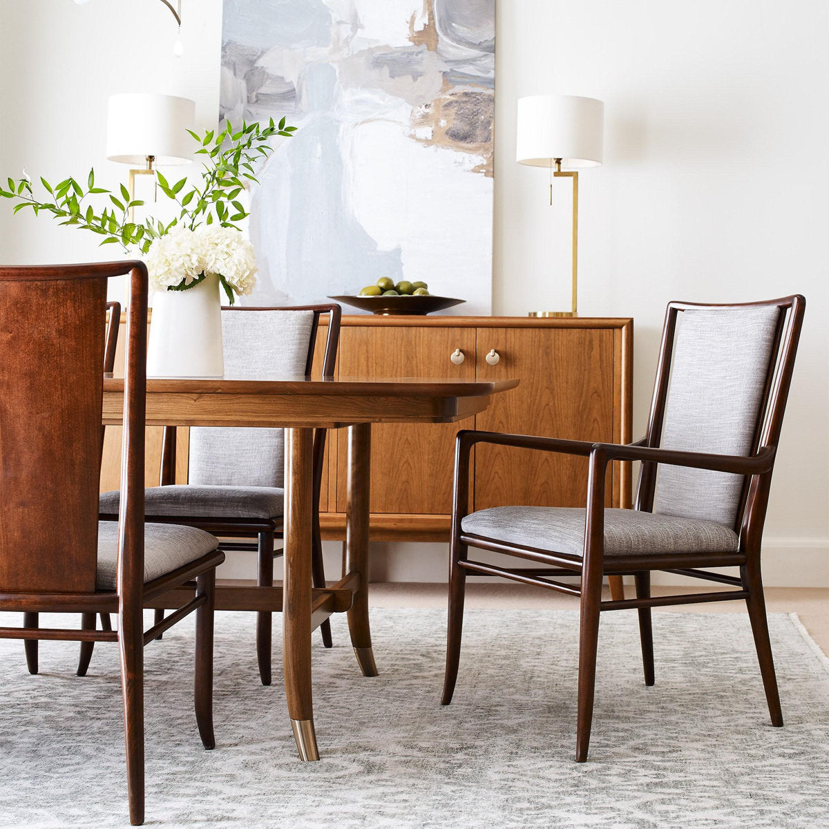 Martine Solid Wood Dining Table