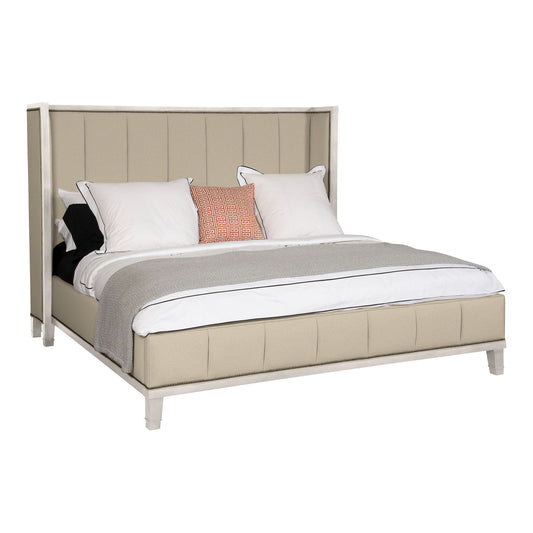 Mattingly Michael Weiss King Upholstered Panel Bed