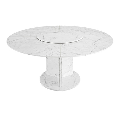 Maximo Round Marble Dining Table