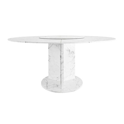 Maximo Round Marble Dining Table