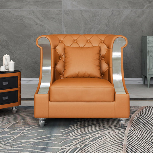 Mayfair Collection Club Chair Chair with Ottoman
