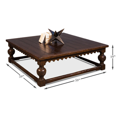 Mcmeans Solid Wood Coffee Table
