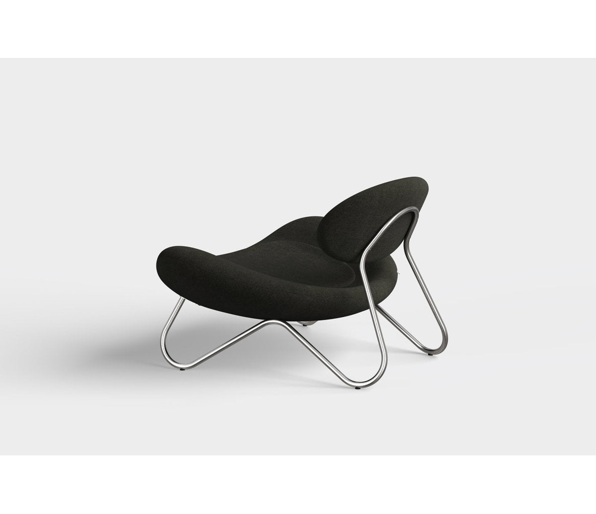 Meadow Lounge Chair, Black Painted Steel Frame