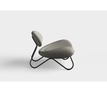 Meadow Lounge Chair, Black Painted Steel Frame