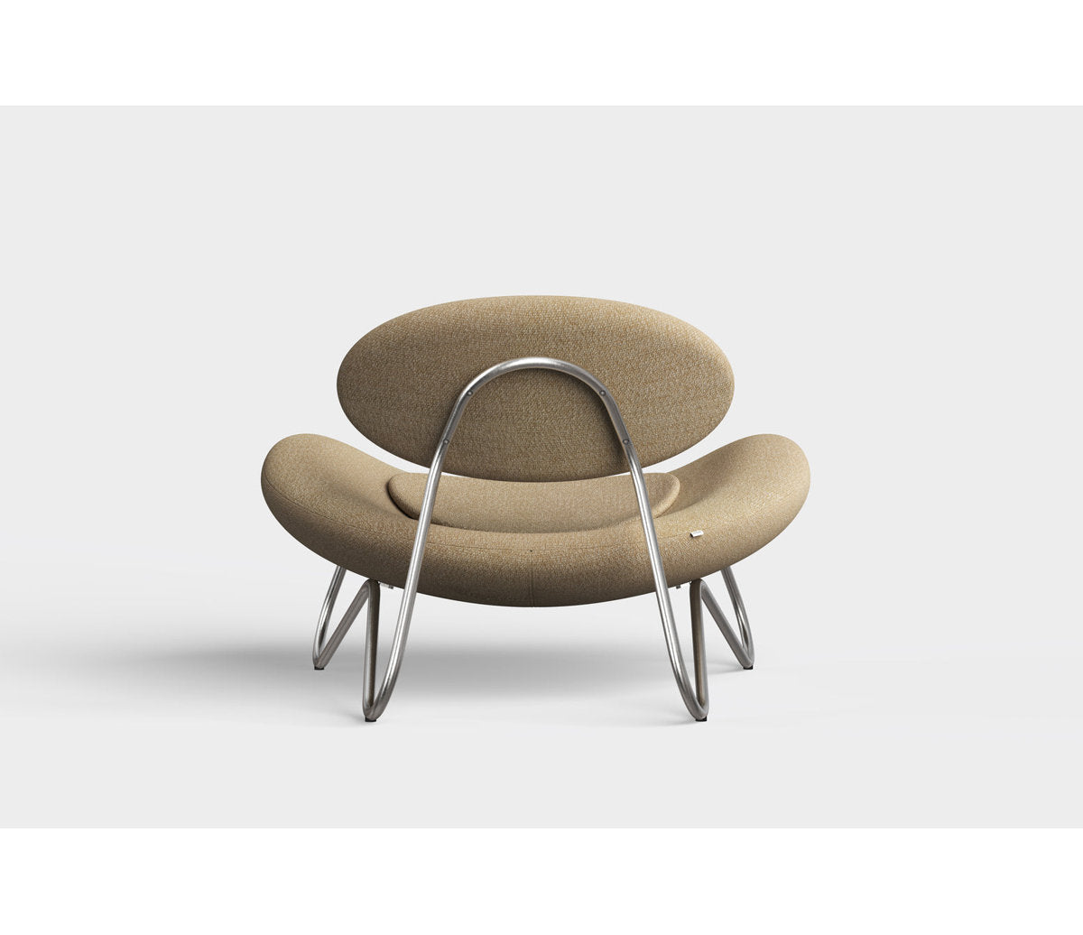Meadow Lounge Chair, Black Painted Steel Frame