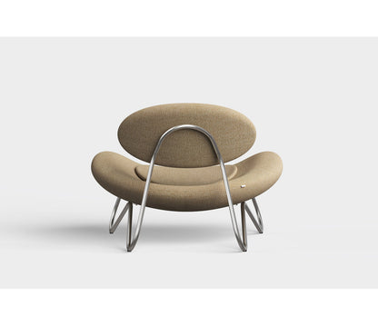 Meadow Lounge Chair, Black Painted Steel Frame
