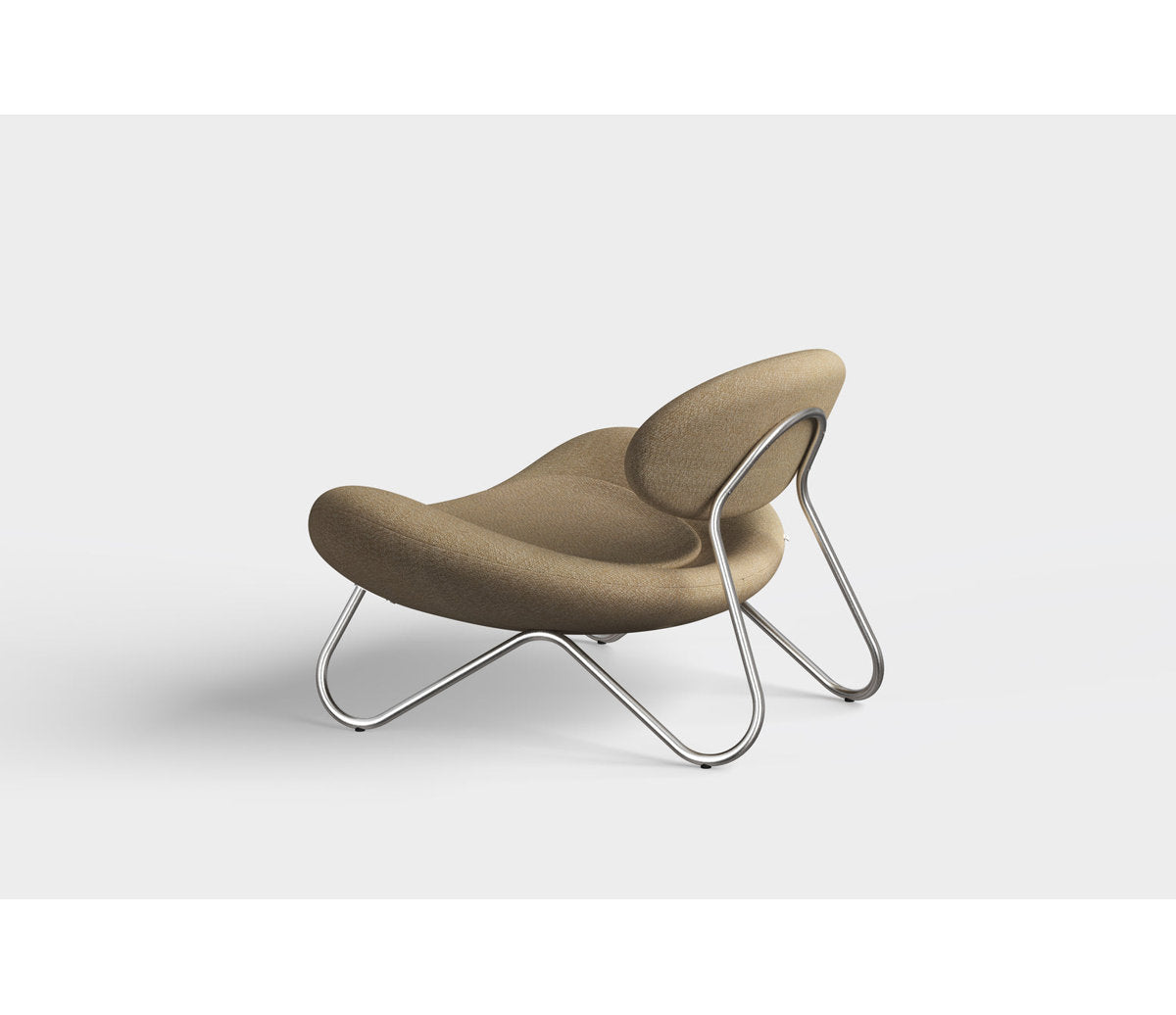 Meadow Lounge Chair, Black Painted Steel Frame