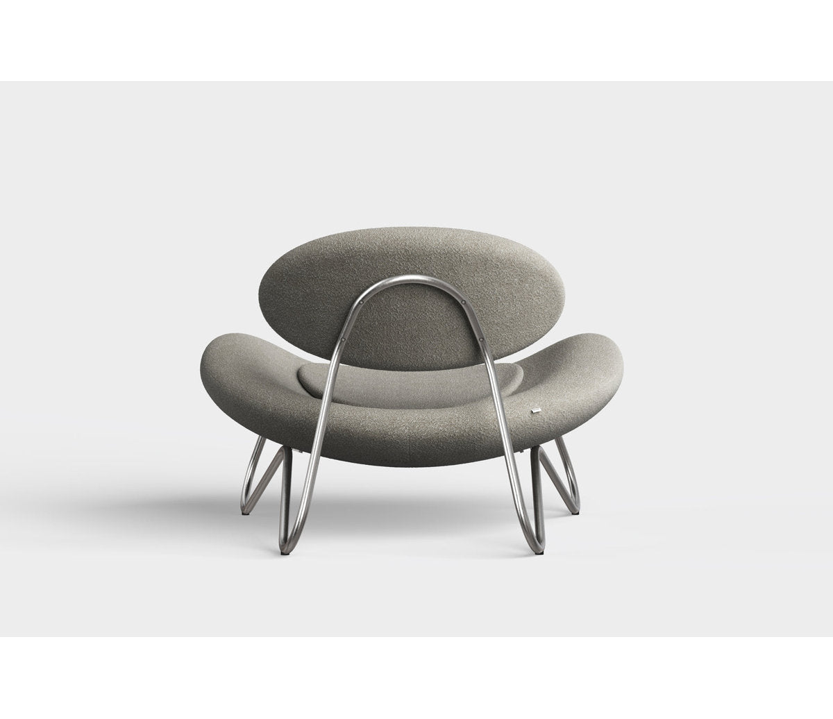 Meadow Lounge Chair, Black Painted Steel Frame