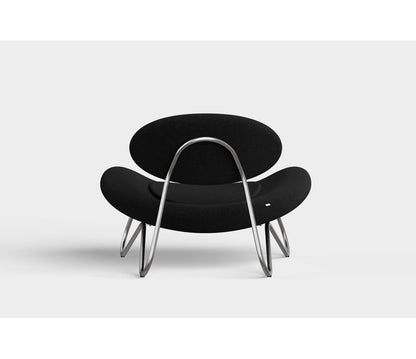Meadow Lounge Chair, Black Painted Steel Frame