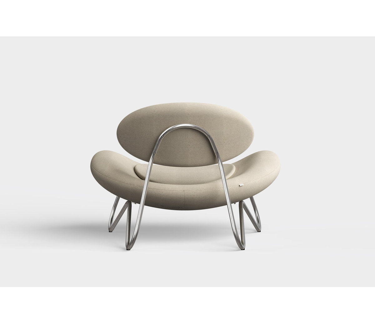 Meadow Lounge Chair, Black Painted Steel Frame