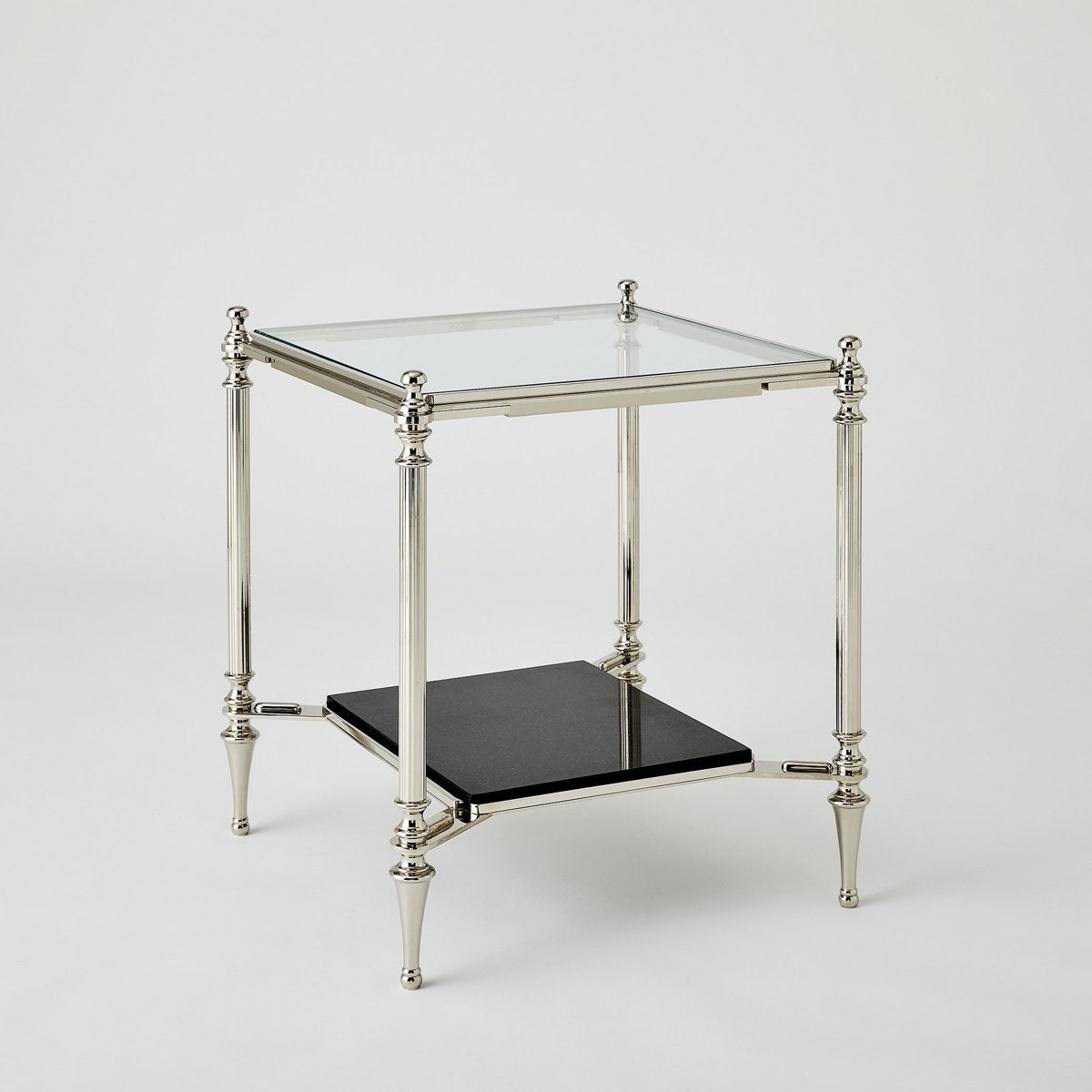 Medford Glass End Table