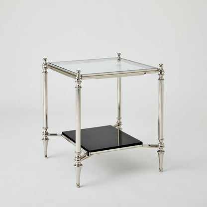 Medford Glass End Table