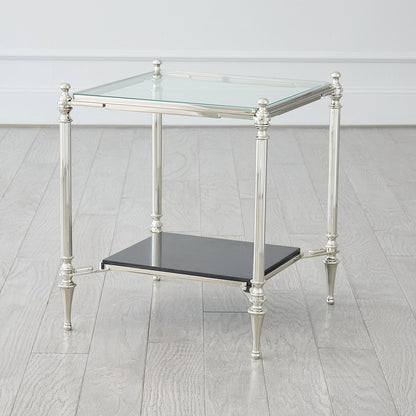 Medford Glass End Table