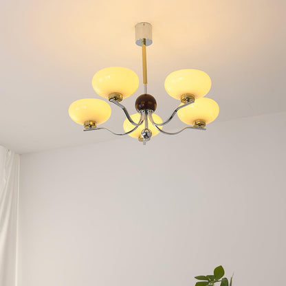 Gothic Glass Bowl Chandelier