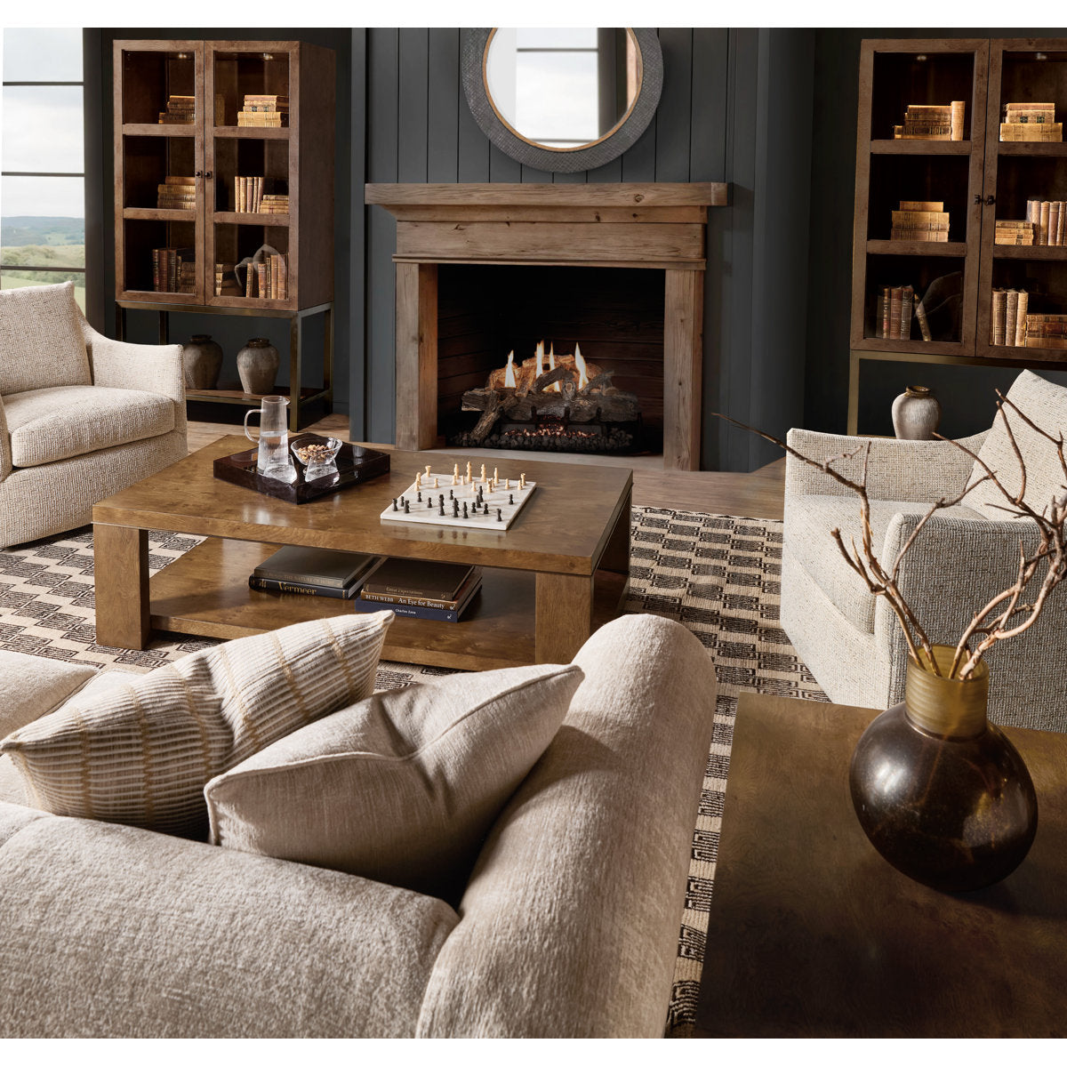 Melange Mulholland Display Cabinet