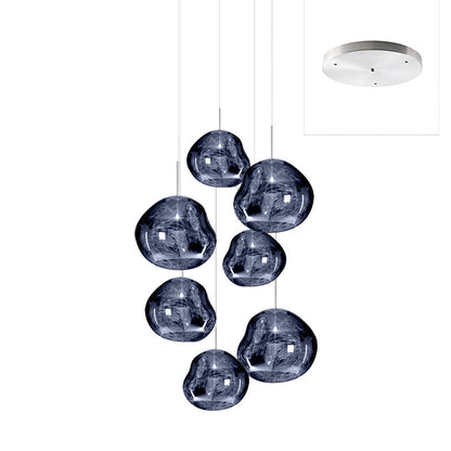 Multi Lava Round Pendant Lamp