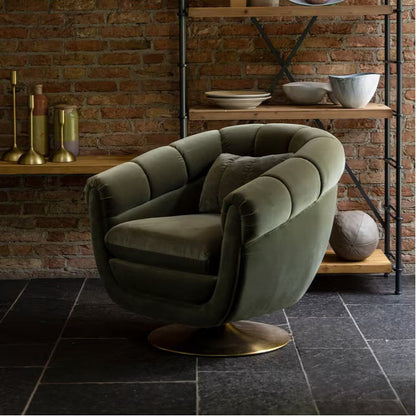 Member Swivel Tufted Lounge Chair