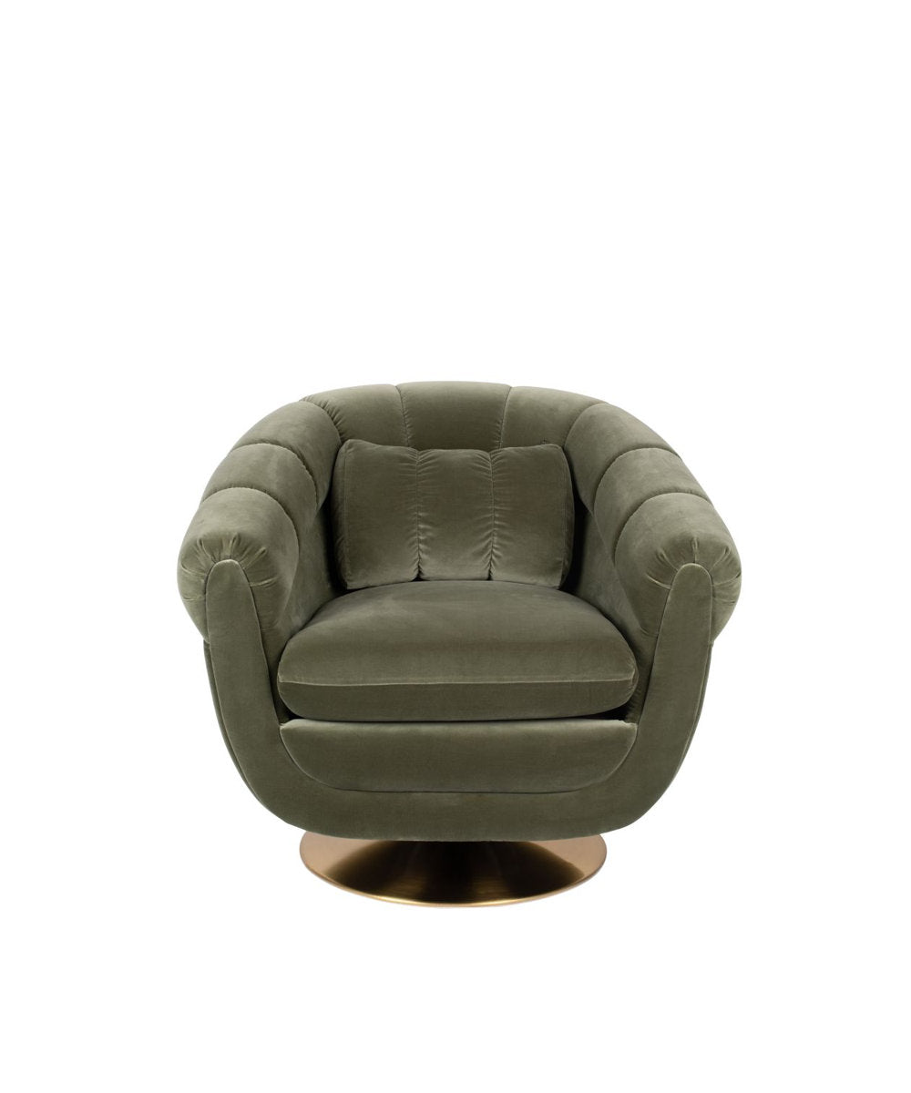 Member Swivel Tufted Lounge Chair