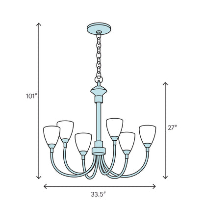 Menlo Park 9 - Light Chandelier