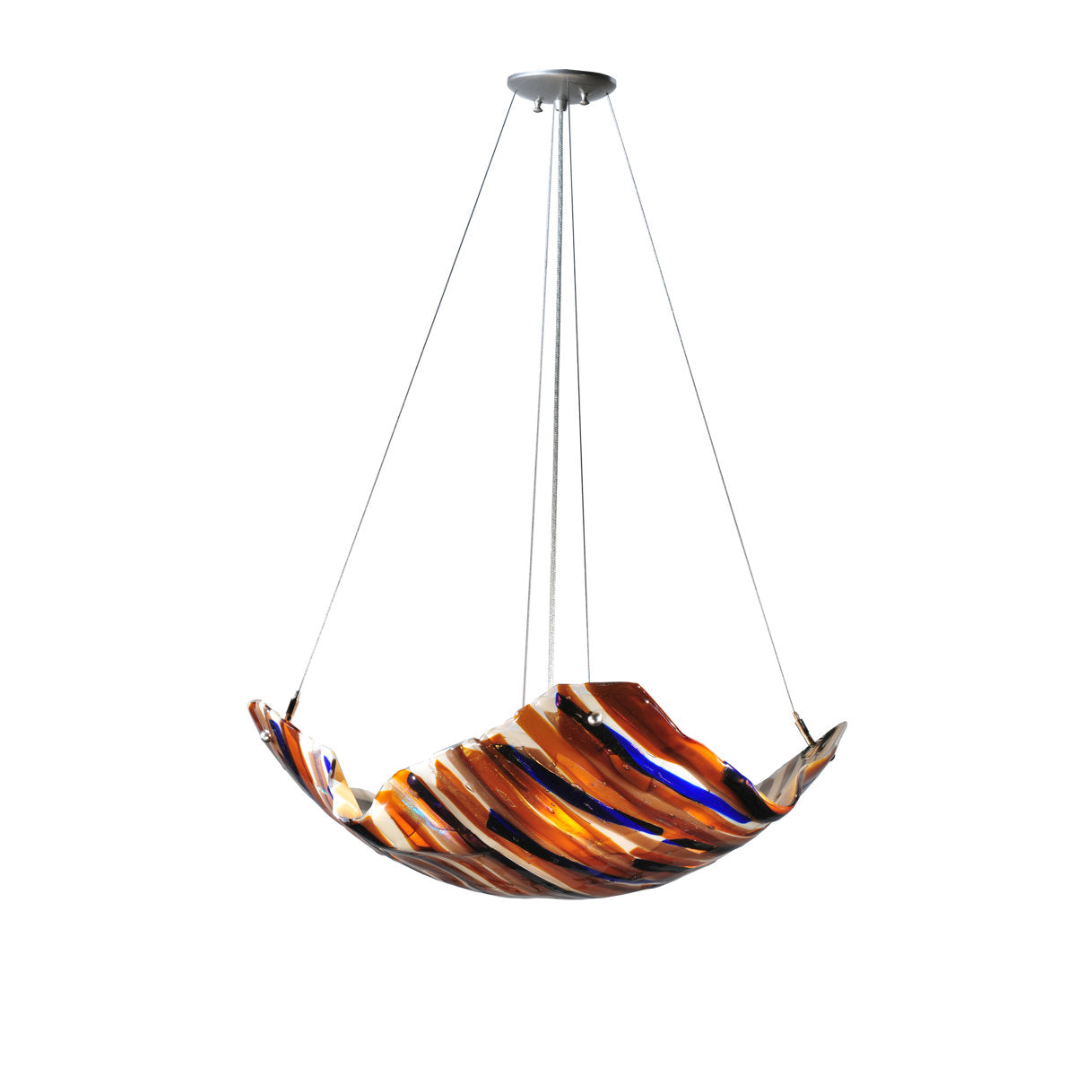 Metro Fusion 4 - Light Glass Chandelier