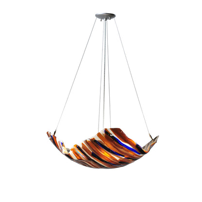 Metro Fusion 4 - Light Glass Chandelier