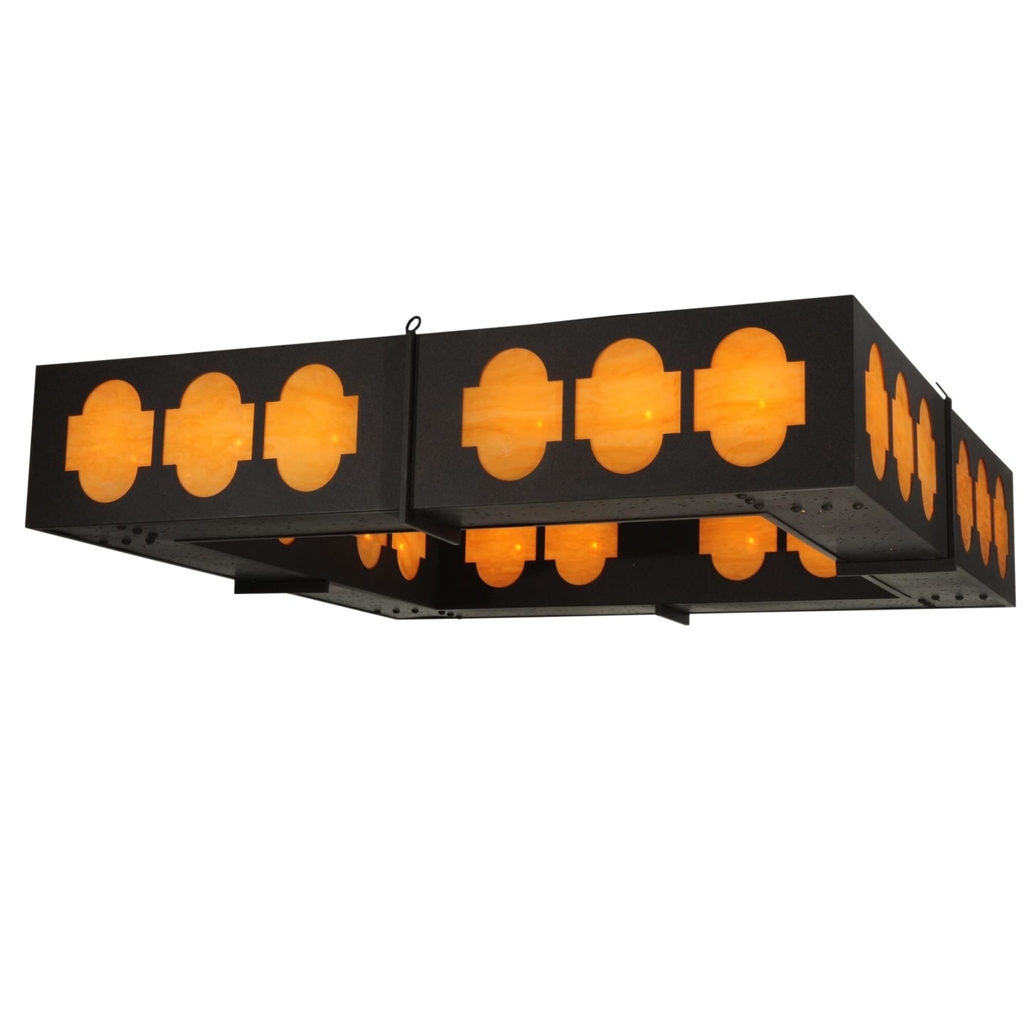 Meyda Lighting Diablos 85 Inch 24 Light Semi Flush Mount Cp11784