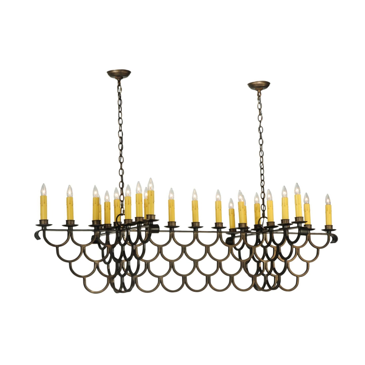 Meyda Lighting Picadilly 71 Inch 23 Light Linear Suspension Light Cp12829