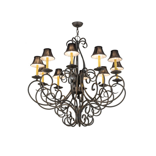 Meyda Lighting 42 Inch 10 Light Semi Flush Mount Cp248015