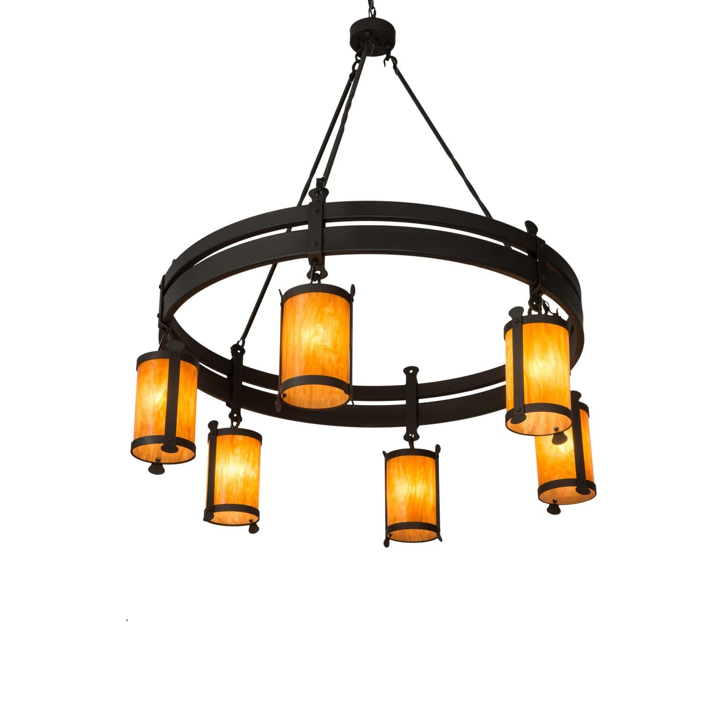Meyda Lighting 55 Inch 6 Light Semi Flush Mount Cp248688