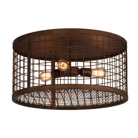 Meyda Lighting 24 Inch 3 Light Flush Mount Cp250086