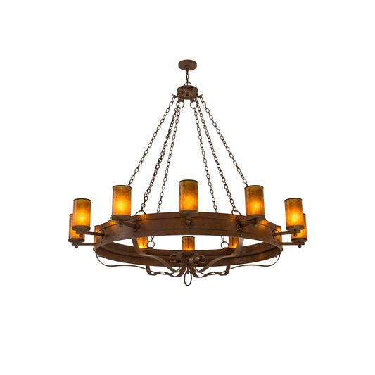 Meyda Lighting 72 Inch 12 Light Semi Flush Mount Cp250460