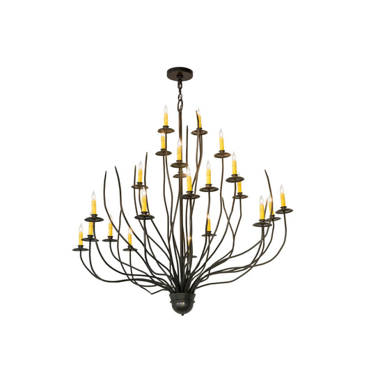 Meyda Lighting 54 Inch 22 Light Semi Flush Mount Cp250808
