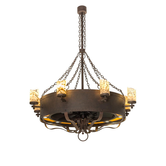 Meyda Lighting 54 Inch 8 Light Led Semi Flush Mount Cp251496
