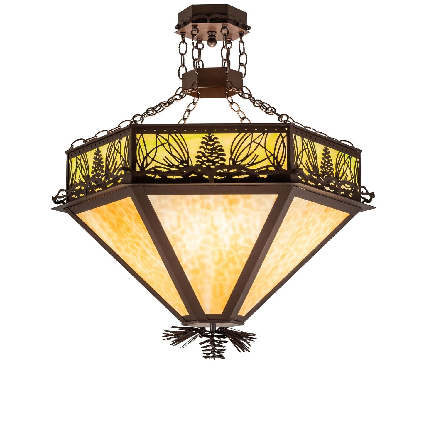 Meyda Lighting Mountain Pine 32 Inch Large Pendant Cp27811