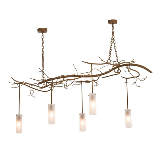 Meyda Lighting 72 Inch 5 Light Semi Flush Mount Cp252072