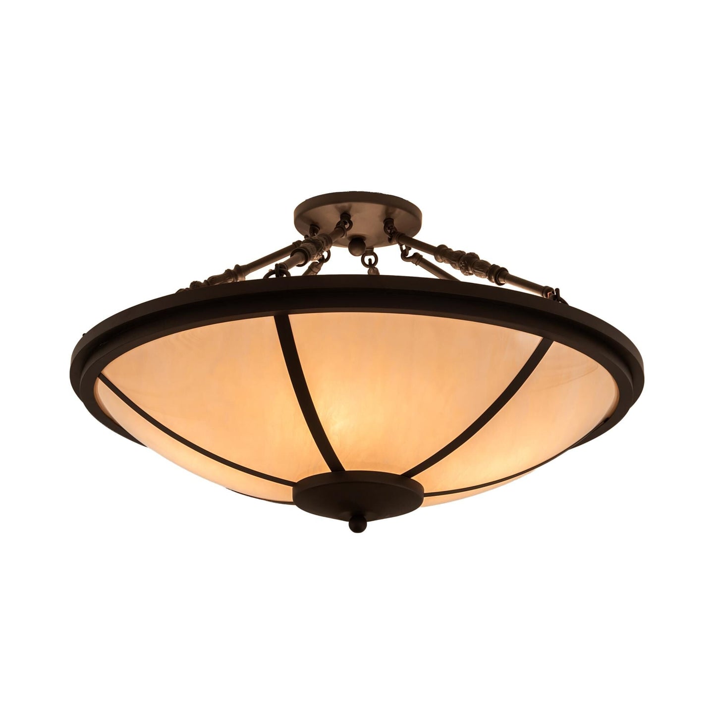 Meyda Lighting 31 Inch 4 Light Semi Flush Mount Cp252500