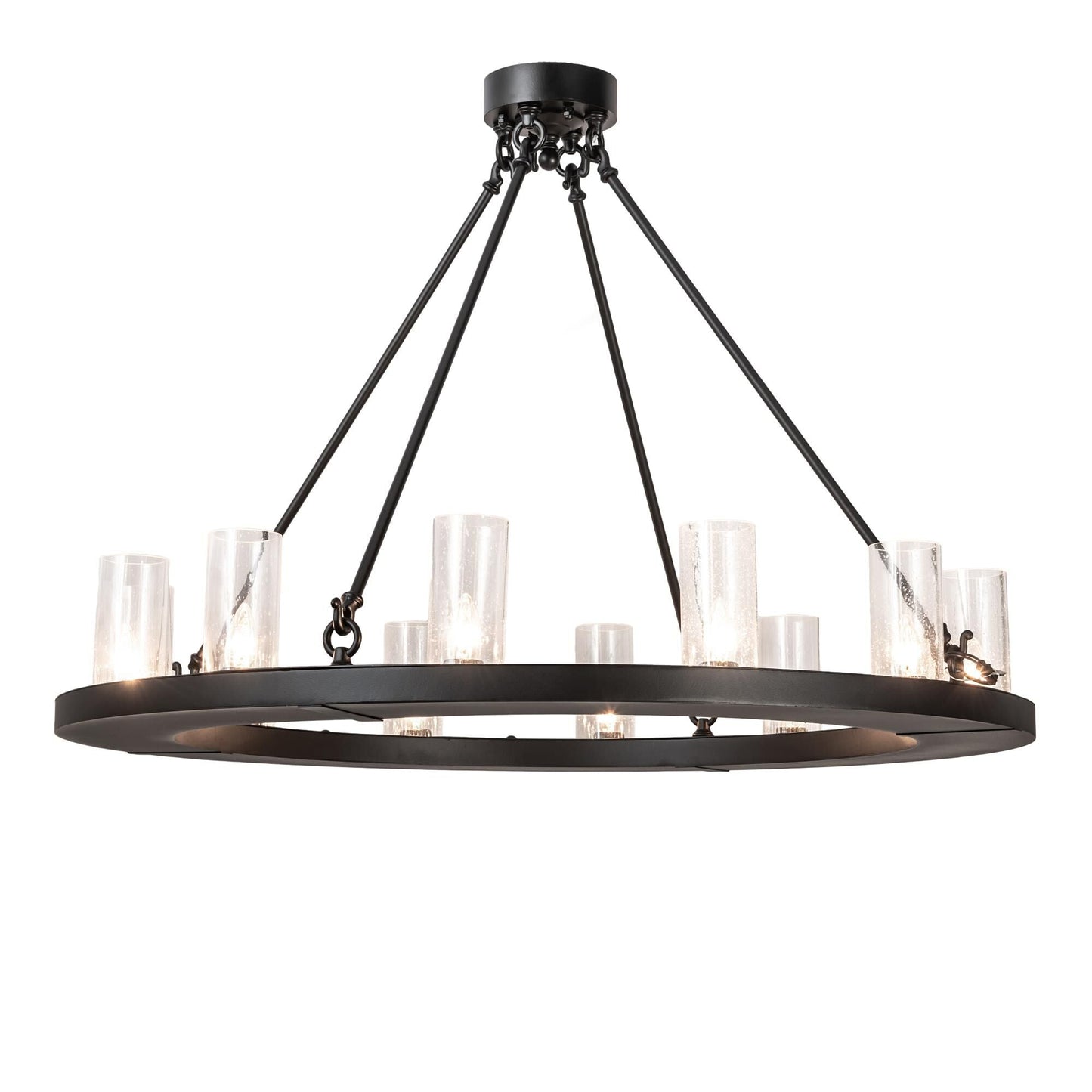 Meyda Lighting Loxley 42 Inch 12 Light Semi Flush Mount Cp746151