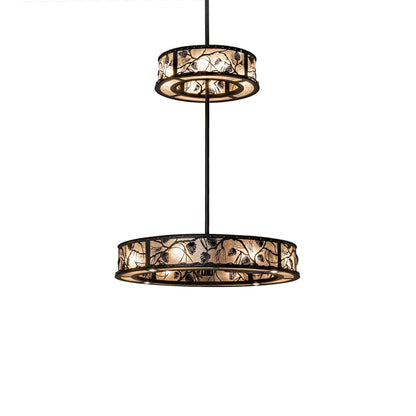 Meyda Lighting Whispering Pines 56 Inch 4 Light Chandelier Cp744486