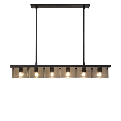 Meyda Lighting Affinity 59 Inch 6 Light Led Linear Suspension Light Cp780112