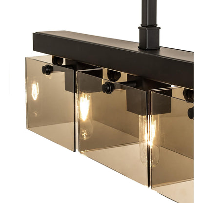 Meyda Lighting Affinity 59 Inch 6 Light Led Linear Suspension Light Cp780112