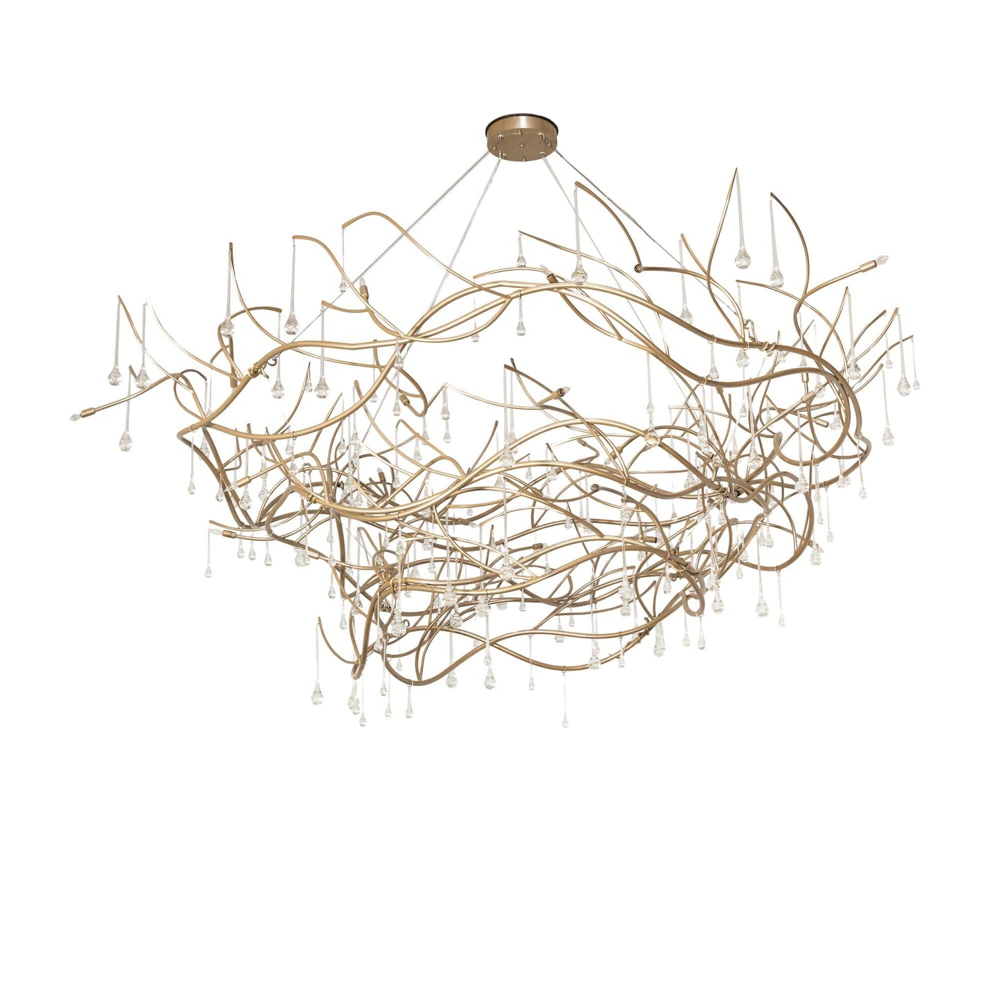 Meyda Lighting Crystal Tear Drop 96 Inch 32 Light Chandelier Cp779850