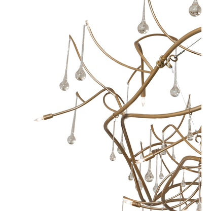 Meyda Lighting Crystal Tear Drop 96 Inch 32 Light Chandelier Cp779850