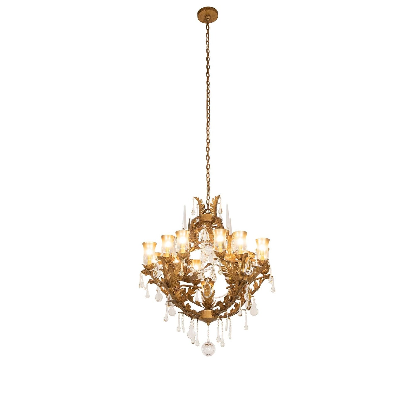 Meyda Lighting French Baroque 34 Inch 13 Light Chandelier Cp779798