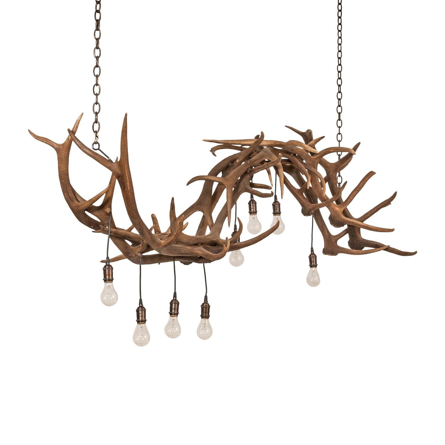 Meyda Lighting Antlers 74 Inch 8 Light Linear Suspension Light Cp779783