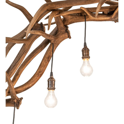 Meyda Lighting Antlers 74 Inch 8 Light Linear Suspension Light Cp779783