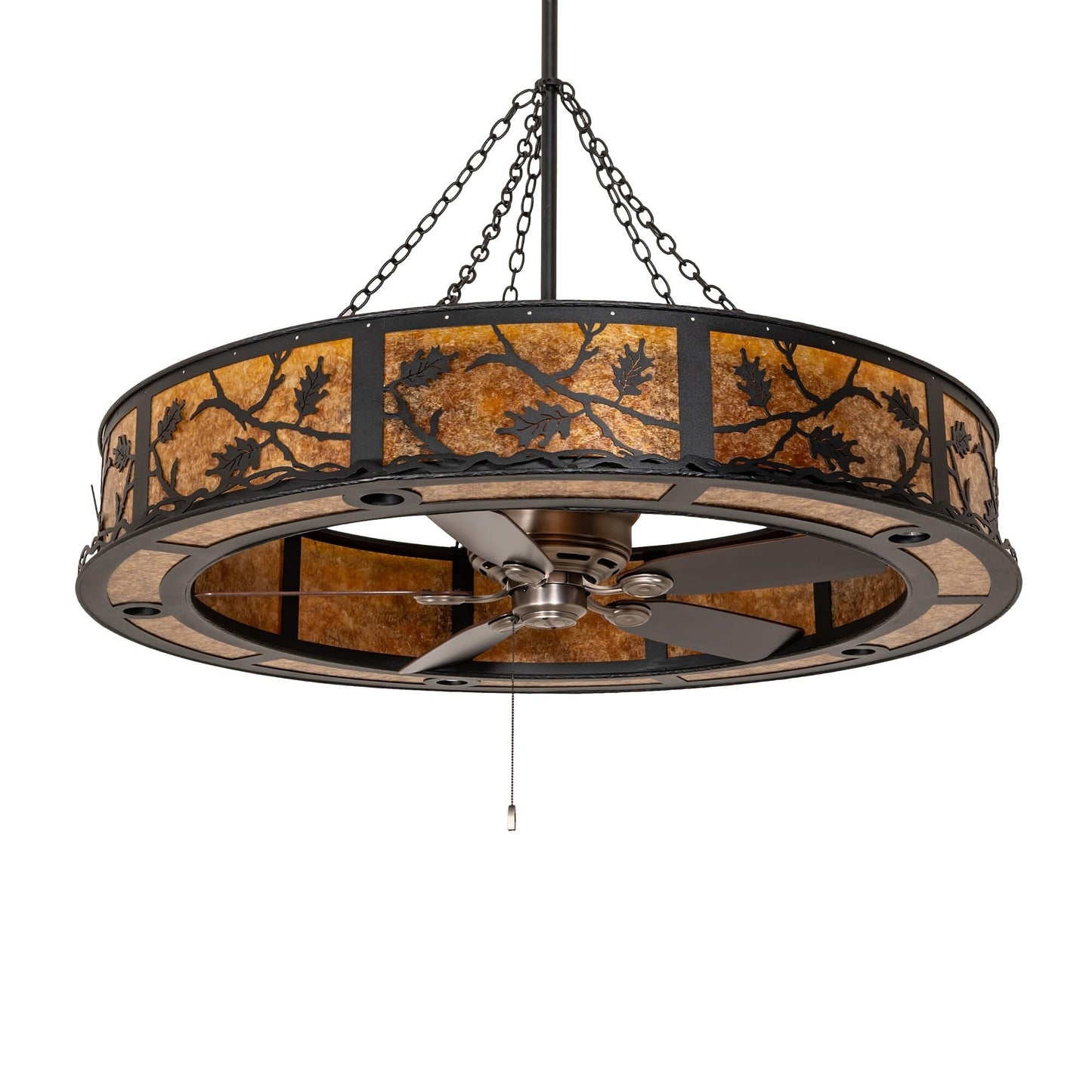 Meyda Lighting Oak Leaf 56 Inch 10 Light Chandelier Cp779845
