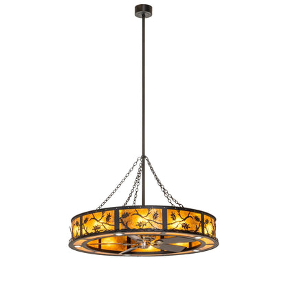 Meyda Lighting Oak Leaf 56 Inch 10 Light Chandelier Cp779845