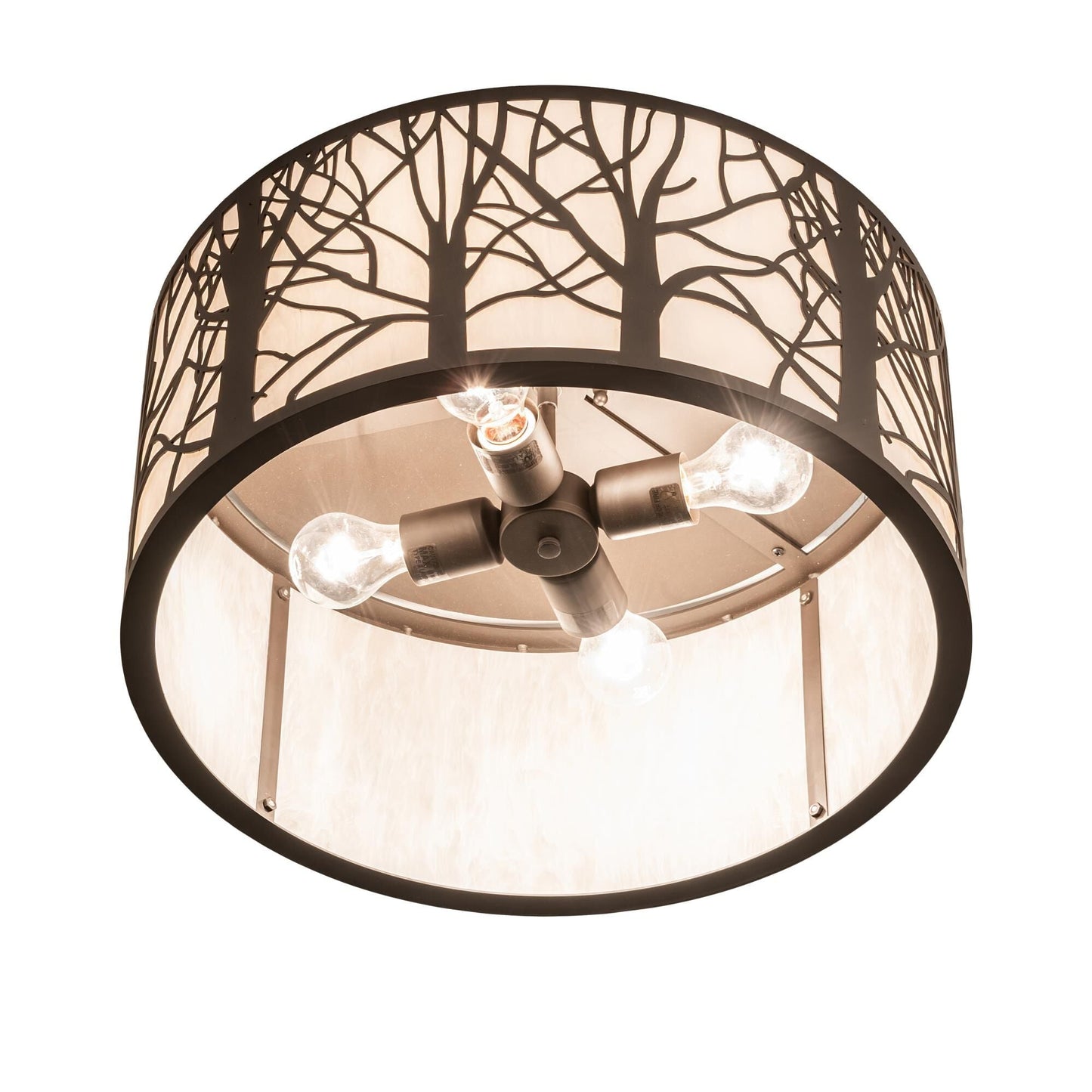 Meyda Lighting Branches 20 Inch 4 Light Flush Mount Cp779911