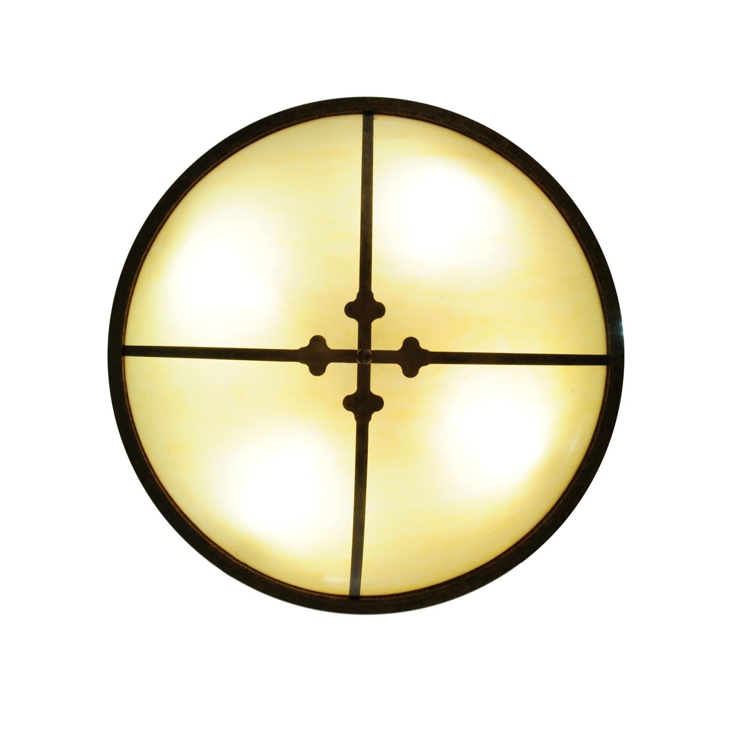 Meyda Lighting Byzantine 36 Inch 4 Light Led Flush Mount Cp779912